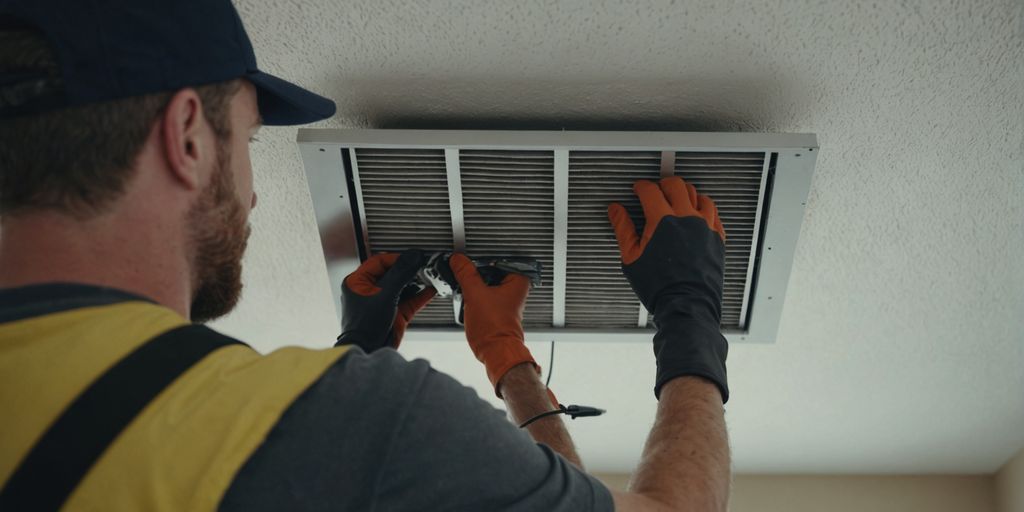 Professional duct cleaning service in LaFayette, GA home.